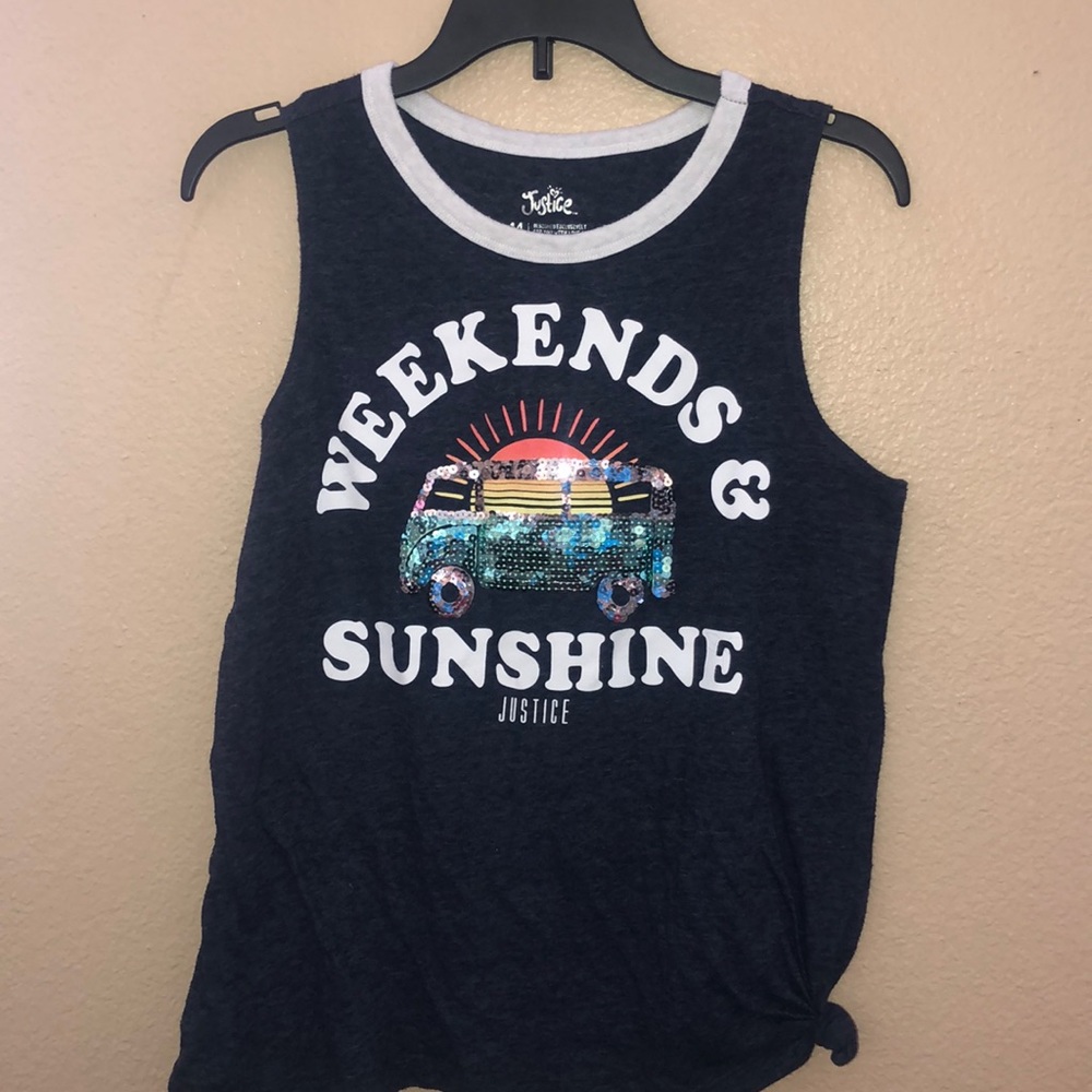Justice tank top